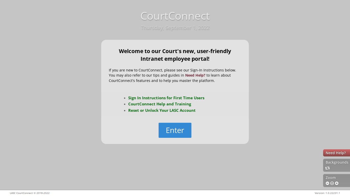 Welcome - Court Connect